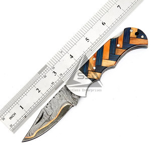 มีดพับสีพื้นน้ำหนักเบา มีดพับสั่งทำพิเศษ มีดพับคุณภาพพรีเมียม - Product Image 6