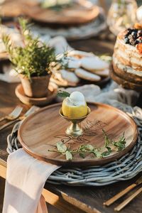 Plato de madera para servir ensalada, bandeja para servir, caja de pino, tema de amor, barco ovalado, Dulces, galletas, comida, fruta, decoración del hogar, regalo - Product Image 3