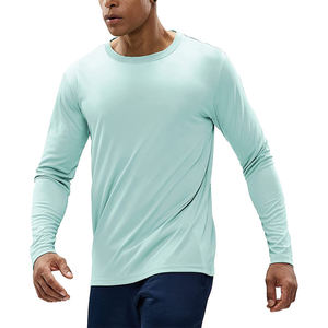 Upf 50+ ป้องกันแสงแดดความชื้น Wicking โพลีเอสเตอร์ตกปลาผู้ชายแขนยาว Uv เสื้อตกปลา - Product Image 6