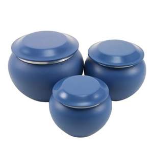 โกศหรูหราสำหรับสัตว์เลี้ยงขี้เถ้าอุ้งเท้าพิมพ์โกศสำหรับสัตว์โลหะขนาดปรับแต่งอุปกรณ์งานศพขายส่ง - Product Image 3