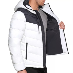 Burbuja resistente al invierno empacable ligero con capucha Puffer Oem personalizado transpirable acolchado chaqueta acolchada hombres - Product Image 3