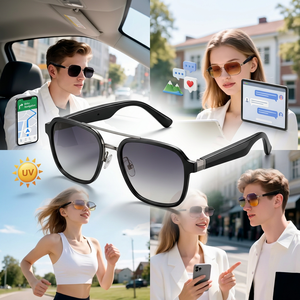 แว่นตาอัจฉริยะ GY300 กรอบโลหะ UV400 ผู้ช่วย AI ควบคุมด้วยระบบสัมผัส ชาร์จแม่เหล็ก วิดีโอ 1080P กันน้ำ IPX5 - Product Image 4