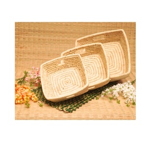 Panier d'herbe Sabai naturel fait à la main Cercle rustique Organisation de stockage décorative Écologique Durable Artisan Craft Style - Product Image 6