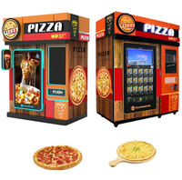 Vente en gros de fenêtres entièrement automatiques numériques self-service cookie boulangerie gaufre sandwich cupcake pizza tranche distributeur automatique