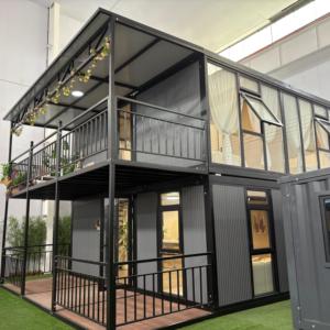 Casa Contenedor Moderna Expandible y Transpirable de 40 Pies (20 Pies) Lista para Habitar, de Doble Ancho y <span class=keywords><strong>Dos</strong></span> Pisos, Casa Móvil para Exteriores - Product Image 6
