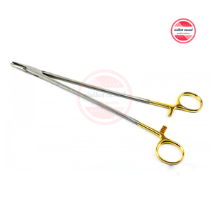คีมจับเข็มสเตนเลสสตีลคุณภาพเยี่ยม | คีมจับเข็มผ่าตัดในโรงพยาบาลคีมกันยุงปรับแต่งโลโก้ได้ - Product Image 1