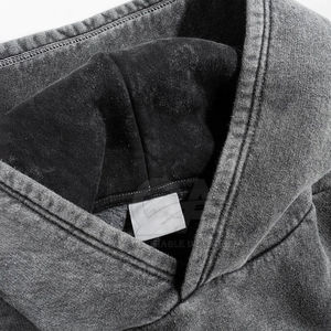 Premium Quality 80%cotton 20%polyester Thick Fleece 465GSM Men's <b>Hoodies</b> & Sweatshirts Comfortable No <b>String</b> Hoodie Sweatshirt - Product Image 4