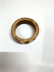 Brazalete ancho tallado étnico hecho a mano, joyería de roca Natural, pulsera de abrigo grueso de madera de declaración grande Vintage para mujer - Product Image 2