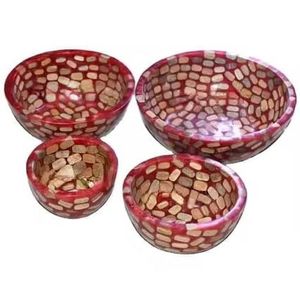 Cuenco de fruta de madera y resina epoxi de moda, diseño creativo, ensaladera, platos, platos, cuenco decorativo para servir, juego de vajilla - Product Image 4