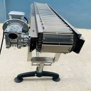 สายพานลำเลียงสเตนเลสและยางปรับความเร็วได้ทนความร้อนป้องกันแบคทีเรียยาว2เมตรสำหรับอุตสาหกรรมอาหารใหม่ - Product Image 1