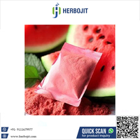 Herbojit International Poudre de pastèque séchée par pulvérisation de qualité supérieure, saine, naturelle, colorant aromatique, additifs alimentaires