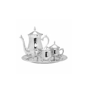 Anpassung Kaffeekanne Teekanne Edelstahl Teekanne Set Trink geschirr Silber Fertige Teekanne Große Edelstahl Teekanne