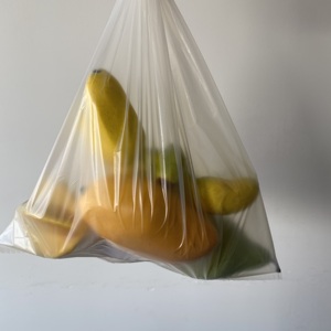 Impression de Gravure LDPE/HDPE, taille et couleur personnalisées, sac en rouleau biodégradable Compostable avec joint plat et poignée - Product Image 3