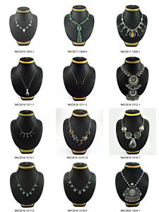 สร้อยคอ925พลอยเทอร์ควอยซ์ธรรมชาติทำด้วยมือดีไซน์ใหม่ขายส่ง - Product Image 4