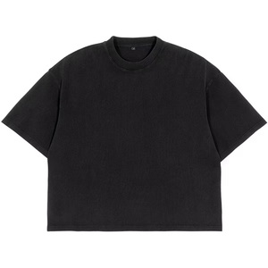 Camisa Formal de Manga Corta sin Cuello para Hombre, Personalizada, de Algodón/Poliéster Grueso, Antiarrugas, Ecológica, de Secado Rápido y Transpirable - Product Image 5