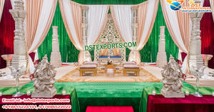 Maharani-pilar de dientes de elefante para boda, Mandap de pilares de elefante para boda de EE. UU., srylankan - Product Image 4