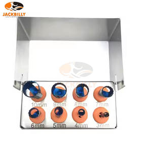 Kit de 8 fraises dentaires de qualité supérieure, revêtement en titane bleu, instruments chirurgicaux pour implants et lifting du sinus, instruments chirurgicaux osseux - Product Image 3