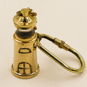 Lighthouse Design Lightweight Durable Pewter Metal <b>Keychain</b> Letterpress Printing Key Holder for Sea Lovers Perfect Gift Made - Product Image 3