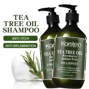 Opal OEM/ODM Natural Organic High Quality Tea Tree Shampoo And Conditioner With Vitamin Rosemary Oil Hair Care Products