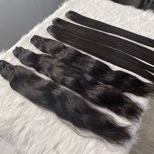 Cheveux vietnamiens lisses et donneuse unique, cheveux humains vierges de qualité 12a super doublement étirés - Product Image 4