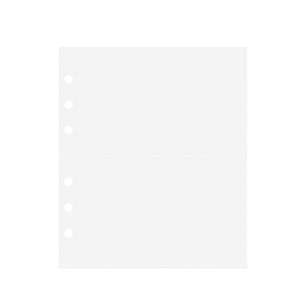 Bền rõ ràng nhựa chèn tờ với Top tải 1 2 4 túi Album ảnh Chất kết dính tay áo bảo vệ - Product Image 2