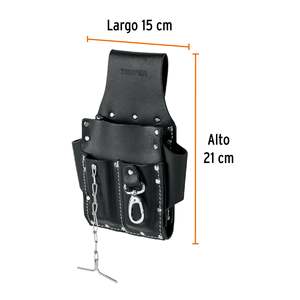 Grande portautensili in pelle, 7 scomparti, scatola Truper con 4, 102007 - Product Image 2