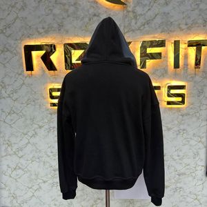 Sudadera con capucha con cremallera más demandada de alta calidad con etiqueta personalizada serigrafiada hecha en fábrica sudaderas con capucha a precio barato sudaderas con capucha para hombres - Product Image 6