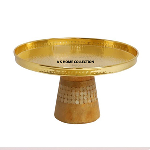 Fabuleux support à gâteau en fer de qualité supérieure ensemble de 2 tailles différentes snacks dessert support de service - Product Image 4