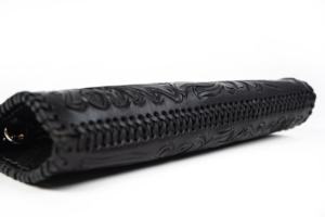 Pochette pour femme Vallarta, sac à main en cuir ciselé fait main, qualité supérieure, avec bandoulière, finitions luxueuses - Product Image 2