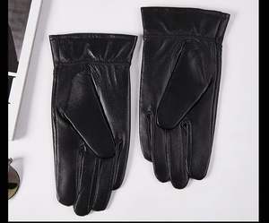 ถุงมือหนังแท้สำหรับผู้ชาย, ถุงมือแฟชั่นสำหรับปั่นจักรยานกลางแจ้ง - Product Image 5