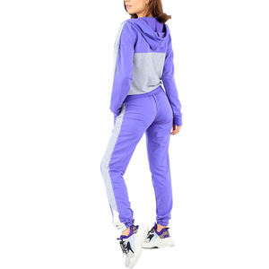 Conjunto Deportivo de Mujer, Estilo Informal, Ajustado, de Algodón Suave, Color Negro Liso, de Alta Calidad, Superventas - Product Image 3