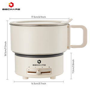 Cucina casalinga, frittura, pentola elettrica, piccola pentola elettrica per studenti - Product Image 1