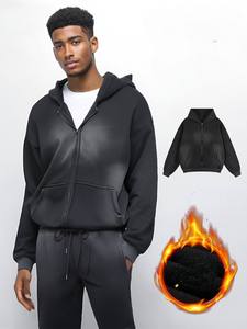 Sweat-shirt vintage en gros, lavage à l'acide, qualité supérieure, coton lourd mélangé, sweat-shirt pour hommes, logo personnalisé - Product Image 2