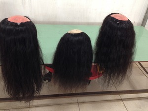 วิกผมด้านหน้าแบบมีลูกไม้ความละเอียดสูงวิกผมมนุษย์ผมหยิกเป็นเคราตินเรมี่ - Product Image 4