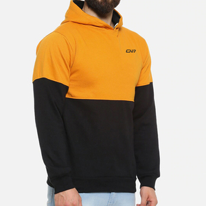 Sudadera con capucha térmica de manga larga de gran tamaño personalizada sólida de alta calidad para hombres Etiqueta Privada cómoda para adultos de invierno - Product Image 4