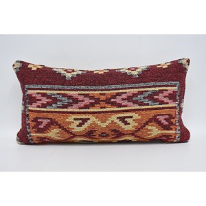 หมอนขนสัตว์ลวดลายเรขาคณิต12X24นิ้วสีเหลืองแบบดั้งเดิมสไตล์วินเทจหรูหราทอสำหรับโซฟานั่งเล่นเพื่อเน้นคริสต์มาส - Product Image 5