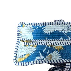 100% Cotton Handblock Printed Shoulder Large <b>Tote</b> <b>Bag</b> Women's Eco-Friendly <b>Bag</b> - Product Image 4