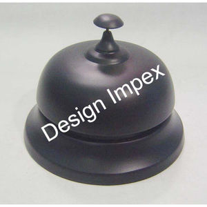Decorative Table Bell Best Selling Metal Tabletop And Desktop Bells Portable Rust Finished Metal Bells Reasonable Prices - Product Image 3
