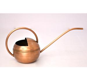 Arrosoir robuste de 1,5 L en métal fabriqué à la main avec finition texturée rustique pour les jardiniers enthousiastes - Product Image 1