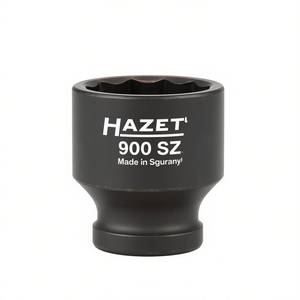 Hazet 1/2'' <b>12</b>-<b>Point</b> Square <b>Socket</b> with Traction Profile and Borehole - Product Image 2