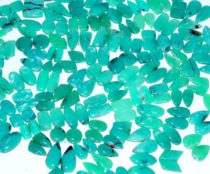 Venta al por mayor AAA Grado Superior crisoprasa cuarzo Natural par de piedras preciosas sueltas para la fabricación de joyas precio competitivo - Product Image 5