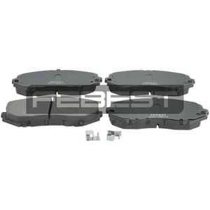 Set di pastiglie freno anteriori FEBEST (0701-JB627F) - Product Image 1
