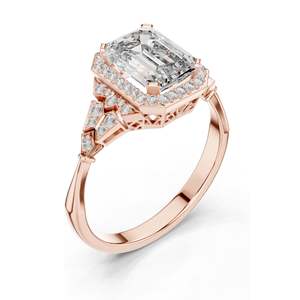 1.951 CT Lab Diamond Engagement <b>Ring</b> VVS-VS EF Clarity 18KT, 14KT, 10KT Gold & 925 <b>Silver</b> Rose, Yellow, White Gold & - Product Image 6