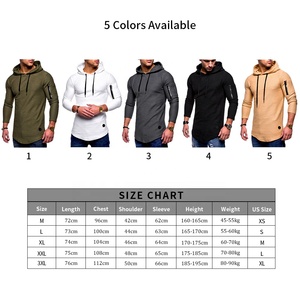 Fabricant de sweats à capuche en gros, sweats à capuche personnalisables, sweats à capuche ajustés pour la musculation avec poches zippées - Product Image 2