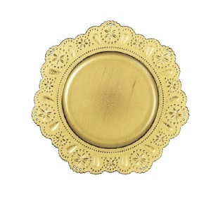 Assiette de charge en laiton sculptée à la main assiettes de vaisselle de style ancien pièce de conception lourde en relief recherchant le meilleur prix bon marché - Product Image 5