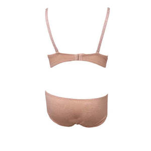 Conjunto de sujetador y bragas de espuma para mujer - Color piel - Product Image 2