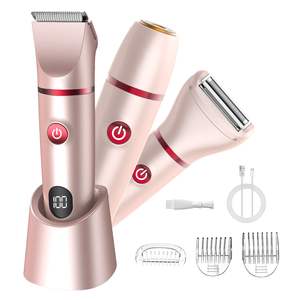 Afeitadora Eléctrica 3 en 1 para Mujer, Depiladora de Bikini Húmeda/Seca, Pantalla LCD, IPX7, Triple Cuchilla, Depilación Suave para el Cuerpo - Product Image 3