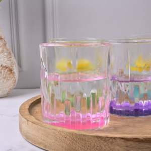 ชุดแก้วช็อตเตกีล่าสีรุ้งแบบคลาสสิกและแปลกใหม่ ทำด้วยมือ 6 ใบ แก้วช็อตหลากสีสำหรับดื่มวิสกี้และไวน์ - Product Image 4