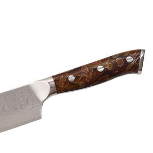 Couteau de service OEM ODM de qualité supérieure personnalisé en gros Couteau de cuisine japonais Couteaux de chef professionnels en résine Acier inoxydable - Product Image 4