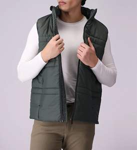 Chaleco de Invierno para Hombre, Chaqueta sin Mangas, Ligero, Informal para Exteriores, Ropa de Trabajo, Viajes, Senderismo, Cortavientos, Transpirable de Algodón - Product Image 2